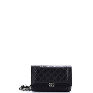 Chanel Boy Wallet On Chain Quilted #246445C32B